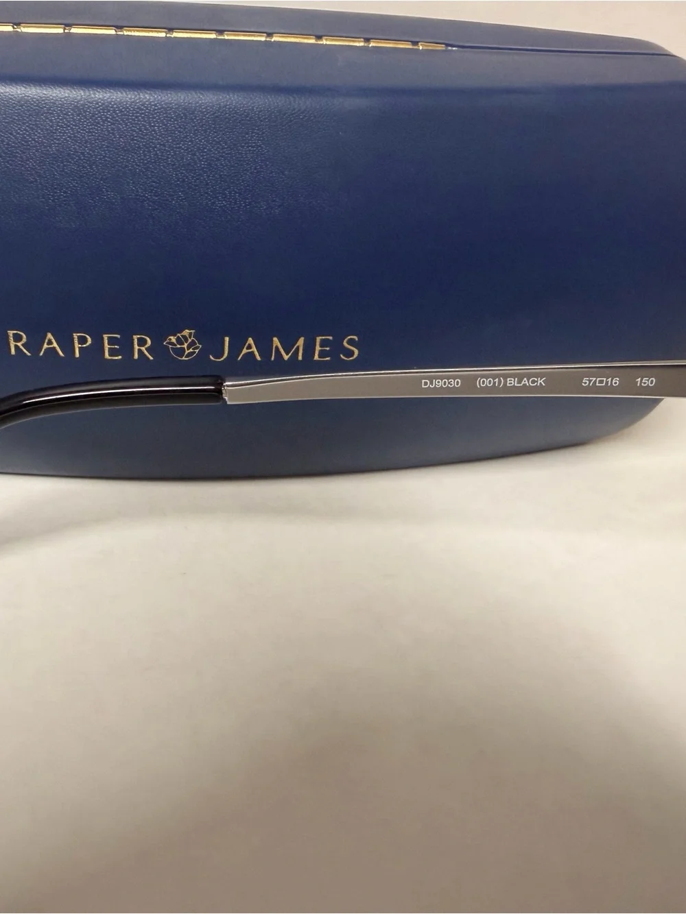 Draper James Black Sunglasses with Navy Case
